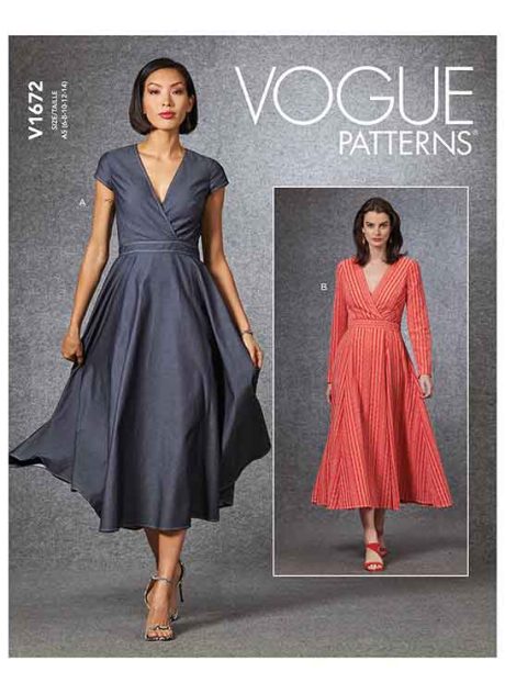 V1672 Misses' Dress