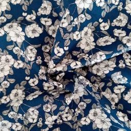Rose & Hubble 100% cotton poplin "Cherry" (navy)