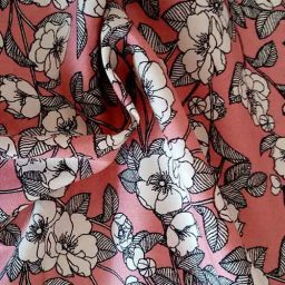 Rose & Hubble 100% cotton poplin "Cherry" (pink)