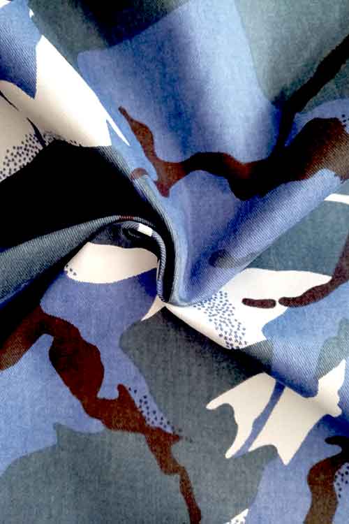 100% cotton camouflage twill, urban - Sew Irish