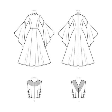S9089 Misses' Fantasy Costume