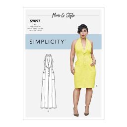 S9097 Misses' Dress & Jumpsuit