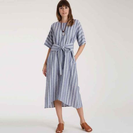 S9101 Misses' Pullover Dresses In Two Lengths