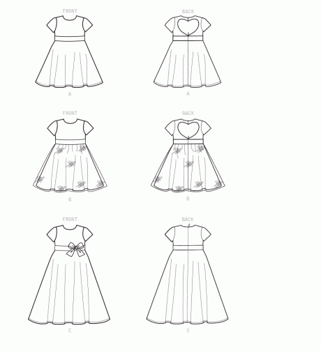 S9119 Children's Dresses