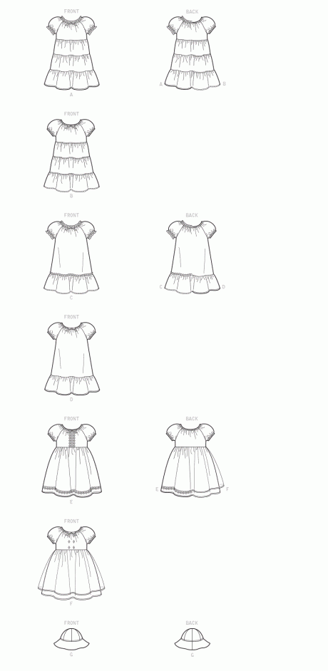 S9126 Toddlers' Dresses