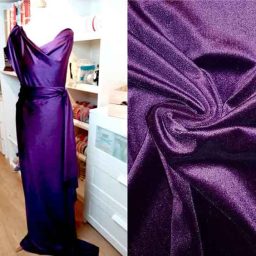 Stretch Velour (Damson/Purple)