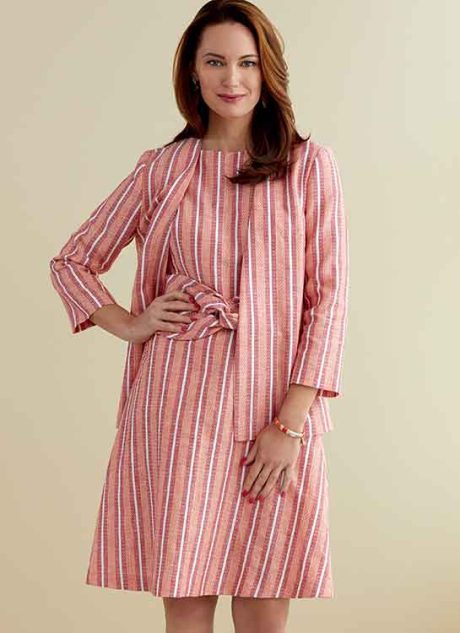 B6775 MISSES' & WOMEN'S JACKET, SASH, DRESS & JUMPSUIT - Image 10