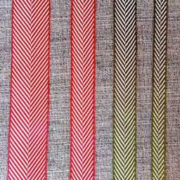 Chevron pattern Christmas ribbon