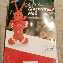 Felt gingerbread Christmas tree decoration kit