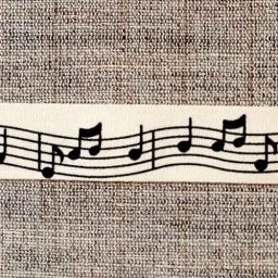 Musical note ribbon (15mm)