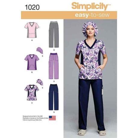 S1020 Women's and Plus Size Scrubs