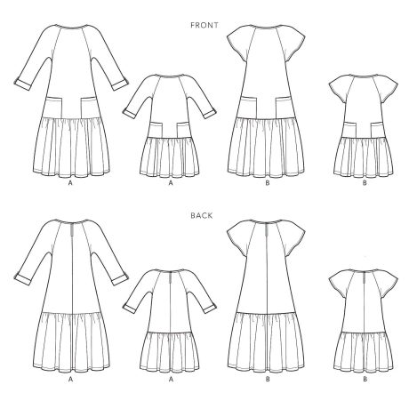 S9057 Children's & Misses' Dresses