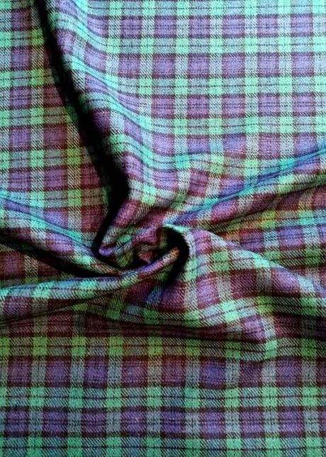 100% brushed cotton check "Black Watch" (blue/green tartan)