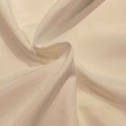 'Monaco' polyester anti-static dress lining (ivory - 0.3m Remnant)