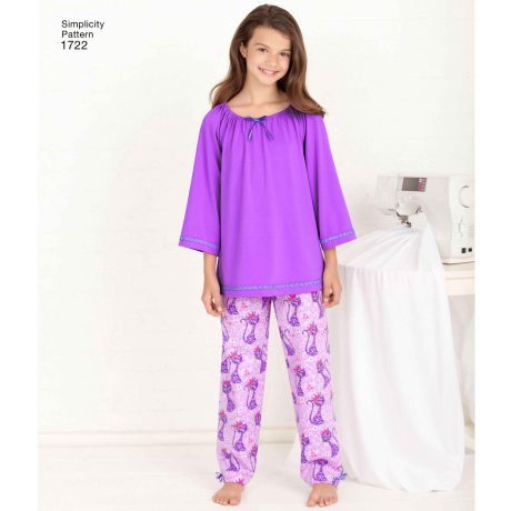 S1722 Learn to Sew Child's and Girl's Loungewear - Image 4