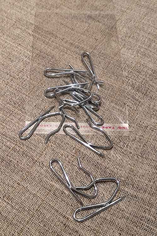 Pinch pleat pin hooks (pack of 10) - Sew Irish