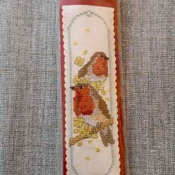 "Robin" Bookmark Cross Stitch Embroidery Kit