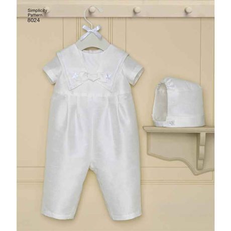 S8024 Babies' Christening Sets with Bonnets - Image 6