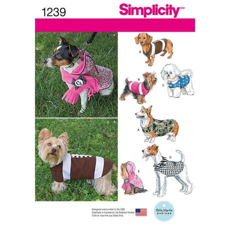 S1239 Dog Coats in Three Sizes