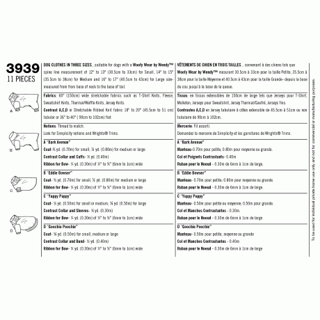 S3939 Dog Clothes In Three Sizes - Image 2