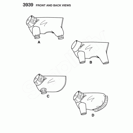 S3939 Dog Clothes In Three Sizes - Image 7