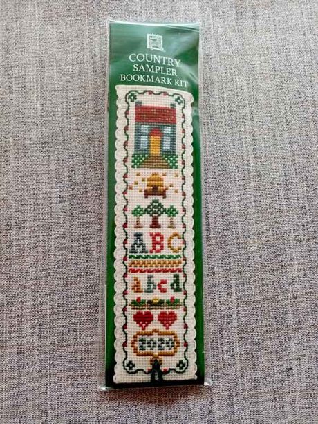 "Country Sampler" Bookmark Cross-Stitch Embroidery Kit