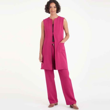 S9184 Misses' & Women's Vest & Pants