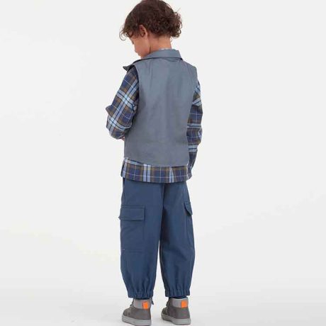 S9201 Children's & Boys' Shirt, Vest & Pull-On Pants