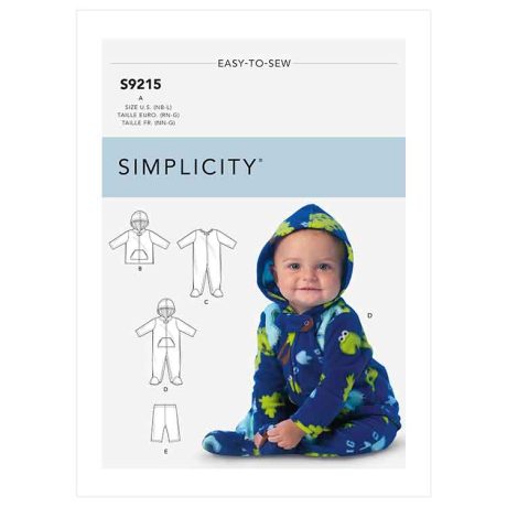 S9215 Babies' Jackets, Footed Bodysuits & Pants