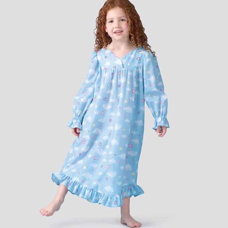 S9216 Children's Robe, Gowns, Top & Pants
