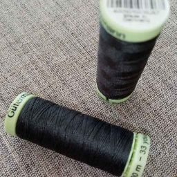 Gutermann Top Stitch thread, Col. 36 (dark grey)