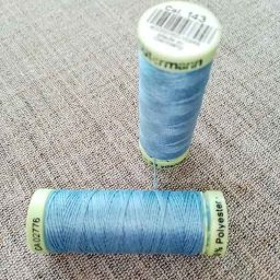 Gutermann Top Stitch thread, Col. 143 (duck egg blue)