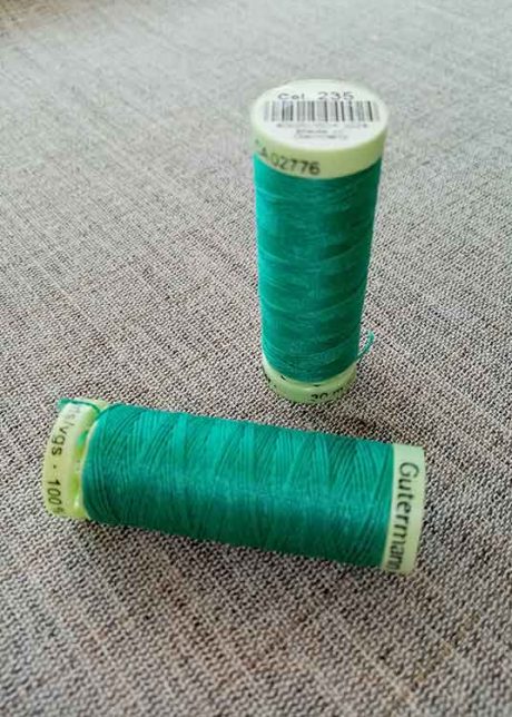 Gutermann Top Stitch thread, Col. 235 (green)