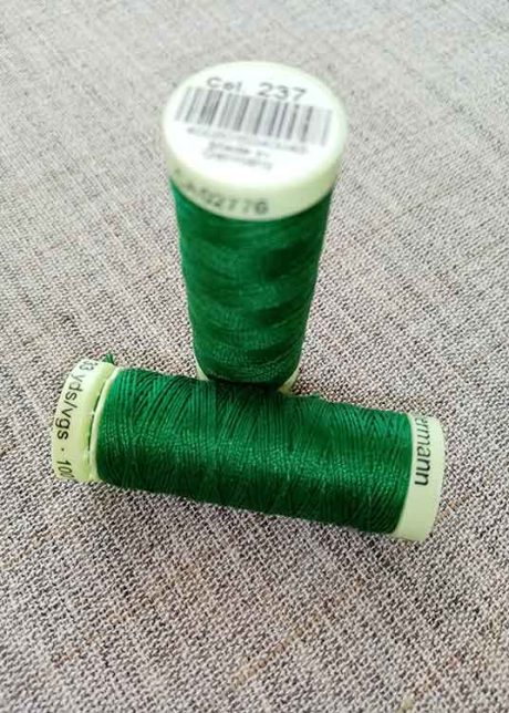 Gutermann Top Stitch thread, Col. 237 (green)