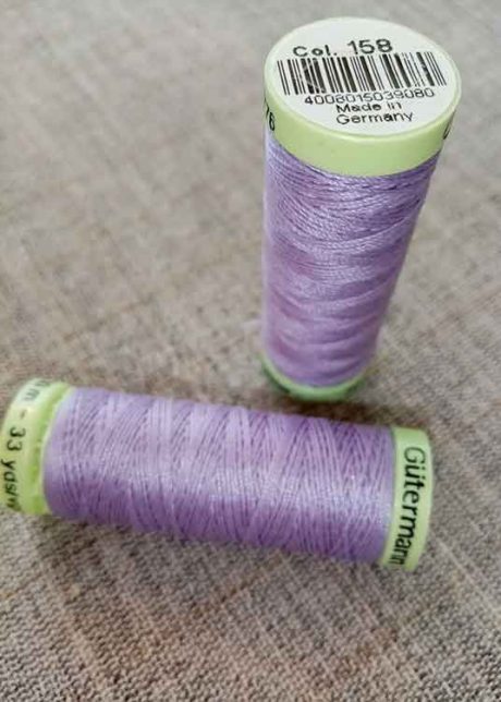 Gutermann Top Stitch thread, Col. 158 (lavender)