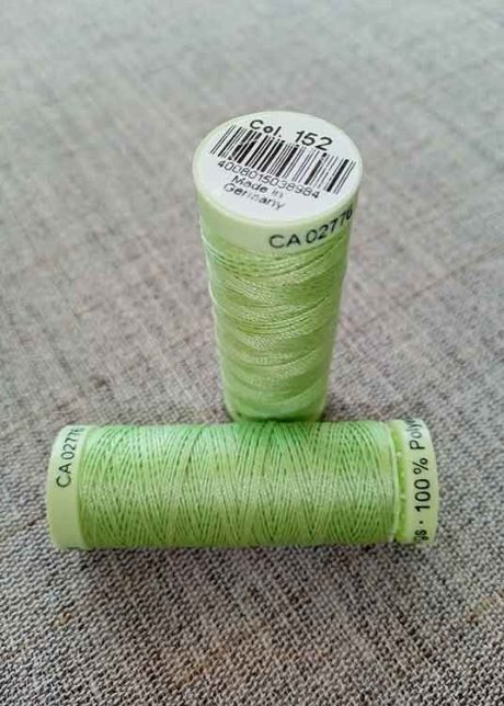 Gutermann Top Stitch thread, Col. 152 (light green)