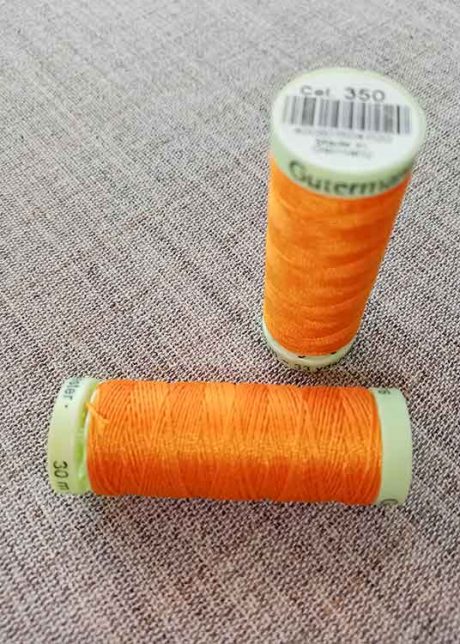 Gutermann Top Stitch thread Col. 350 (orange)