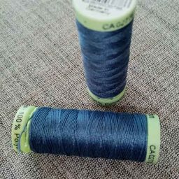 Gutermann Top Stitch thread, Col. 112 (petrol blue)