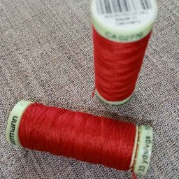Gutermann Top Stitch thread, Col. 46 (red)