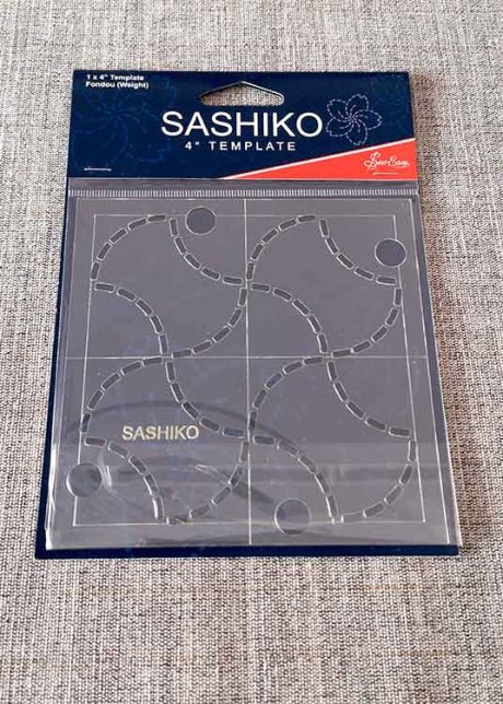 4" Sashikio embroidery template, 'Fondou' (Weights)