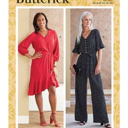 Butterick B6779 Misses' Dress, Jumpsuit & Sash