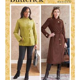 Butterick B6793 Misses' Jacket, Coat & Belt