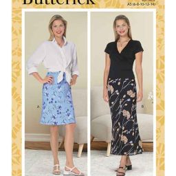 Butterick B6799 Misses' & Misses' Petite Bias A-Line Skirt