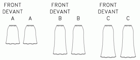Butterick B6799 Misses' & Misses' Petite Bias A-Line Skirt