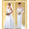 B6803 Misses' Formal Tops & Skirts With Train