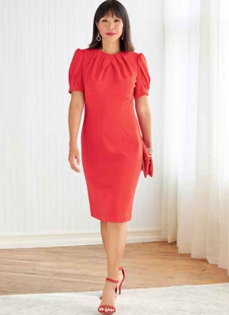 Butterick B6804 Misses' Dress with A/B, C, D Cup Sizes