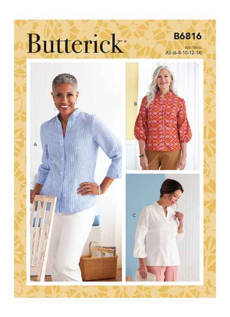 Butterick B6816 Misses' Top