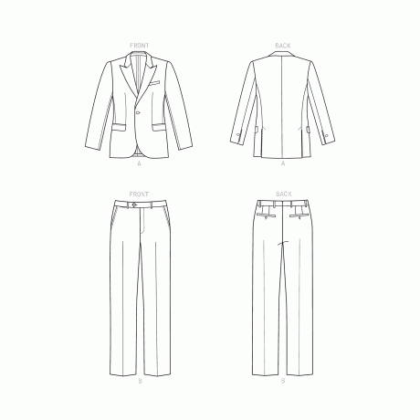 Simplicity Sewing Pattern S9241 Men's Suit