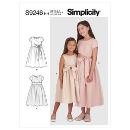 Simplicity Sewing Pattern S9246 Children's & Girls' Dresses