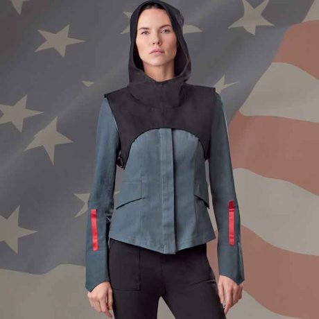 Simplicity Sewing Pattern S9249 Misses' Jacket, Pants, Cropped Hooded Tabard, Mask - Image 3